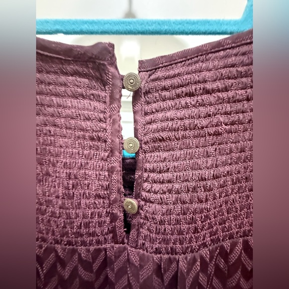 Anthropologie Meadow Rue. Majolica Blouse. Plum. Size 4. - Picture 10 of 10